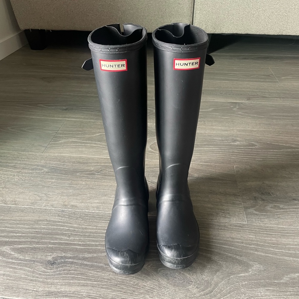 Women’s Tall Black Hunter Boots